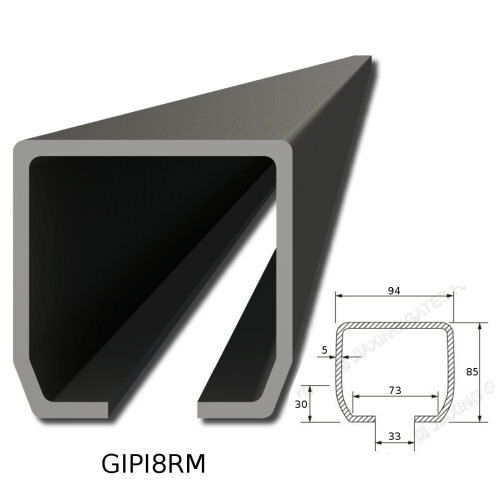 GIPI8RM - C profil černý 94x85x5mm
